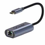QGeeM QG-UA05 USB-C to Ethernet Adapter(Silver Gray)