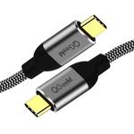QGeeM QG-CC03 Type-C to Type-C USB3.1 Data Cable, Length: 1.8m(Black)