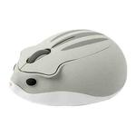 3 Keys 2.4G Wireless Hamster Shape Mouse(Grey)