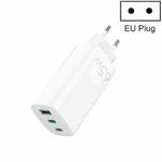 QGeeM QG-CHGAN01 65W 3 In 1 Gallium Nitride PD3.0 Charger, Style: EU Plug (White)