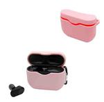 2 PCS Bluetooth Earphone Silicone Protective Cover with Hook For Sony WF-1000XM3(Pink)
