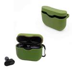 2 PCS Bluetooth Earphone Silicone Protective Cover with Hook For Sony WF-1000XM3(Green)