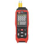 TASI Contact Temperature Meter K-Type Thermocouple Probe Thermometer, Style: TA612B Dual Channels