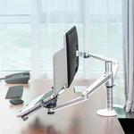 OA-7X Laptop Monitor Desktop Lifting Bracket(Silver)