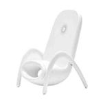 JP-wxc Chair Shape Wireless Charger with Amplifier Function(White)