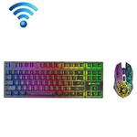 ZIYOU LANG T87 Gaming Luminous Wireless Keyboard and Mouse Set(Black)