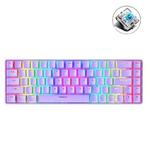 ZIYOU LANG T8 68 Keys RGB Luminous Gaming Mechanical Keyboard, Cable Length:1.6m(Purple Green Shaft)