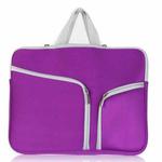 T228 Diving Material Computer Bag Multi-pocket Laptop Liner Bag, Size: 13 Inch(Purple)