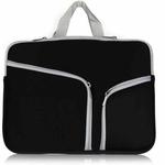 T228 Diving Material Computer Bag Multi-pocket Laptop Liner Bag, Size: 13 Inch(Black)