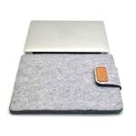Vertical Felt Laptop Bag Tablet Sleeve Bag, Size: 15 Inch(Light Grey)