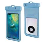 2 PCS Drift Diving Swimming Mobile Phone Waterproof Case(Gray Blue)