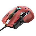 ZIYOU LANG M2 11 Keys 1200DPI Game Drive Free Macro Definition Wired Mouse, Cable Length: 1.7m(Orange Red)