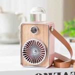 FC-6397 USB Outdoor Portable Mini Hanging Neck Spray Cooling Handheld Fan(Pink)
