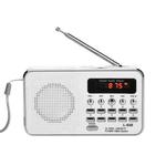 L-938 FM AM Rechargeable Radio Supports Card MP3 Playback(White)