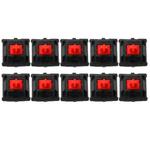 10PCS Cherry Shaft MX Switch Linear Mute Keyboard Shaft, Color: Red Shaft