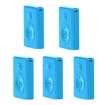 5 PCS Wireless Camera Controller Mobile Phone Multi-Function Bluetooth Selfie, Colour: G1 Blue Bagged