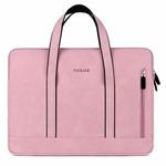 Q5 PU Waterproof and Wear-resistant Laptop Liner Bag, Size: 14 / 14.6 inch(Pink)