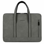 Q5 PU Waterproof and Wear-resistant Laptop Liner Bag, Size: 15 / 15.4 / 15.6 inch(Dark Gray)