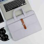 PU Waterproof Wear-resistant Laptop Bag, Size: 13-13.3 inch(Gray)