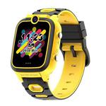 M67 Intellectual Game MP3 Step Double HD Camera Children Watch(Yellow)