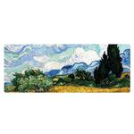 300x800x4mm Locked Am002 Large Oil Painting Desk Rubber Mouse Pad(Cypress)