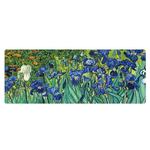300x800x5mm Locked Am002 Large Oil Painting Desk Rubber Mouse Pad(Iris)