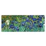 400x900x5mm Locked Am002 Large Oil Painting Desk Rubber Mouse Pad(Iris)