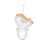 Battery Type Digital Noise Reduction Hearing Aid Elderly Sound Amplifier(White Left Ear)