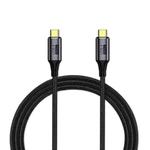 PD 100W Type-C to Type-C Fast Charging Nylon Braided Cable, Model: 0.3 m
