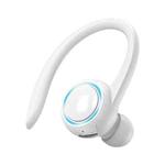 A1S Bluetooth Earphone Hanging Ear Incorporation True Sound Sports Single Ear Headset(White)