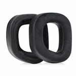 2 PCS RGB Headest Sponge Cover Earmuffs For Corsair HS80(Velvet + Protein Skin)