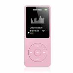 Card Ultra-thin Lossless MP4 Player With Screen(Pink)
