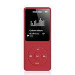 Card Ultra-thin Lossless MP4 Player With Screen(Red)