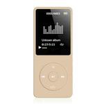 Card Ultra-thin Lossless MP4 Player With Screen(Gold)