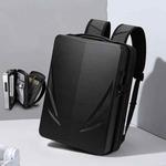 PC Hard Shell Computer Bag Gaming Backpack For Men, Color: Double-layer Black