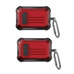 2pcs Bluetooth Earphone Storage Dust Cover For Sony WF-1000XM4(Red)
