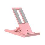 2 PCS K30 Multi-speed Adjustment Desktop Mobile Phone Bracket Notebook Folding Bracket(Pink)