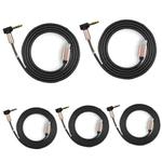 5 PCS Type-c/USB-c To 3.5mm Male Elbow Spring Audio Adapter Cable, Cable Length: 1m(Black)