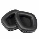 2 PCS Replacement Earpads for Corsair Void Pro Elite,Style: Black Protein Leather 