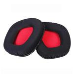 2 PCS Replacement Earpads for Corsair Void Pro Elite,Style: Red Bottom Grid 