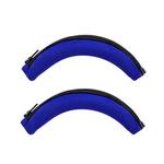 2 PCS Headset Earmuffs Sponge Cover for Edifier W820nb,Style: Blue Head Beam