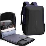 Hard Shell Backpack Alloy Frame Anti-Theft Computer Bag For Men, Color: 8001-J Blue 