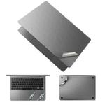 JRC Upper Cover Film + Bottom Cover Film + Full-Support Film + Touchpad Film Laptop Protective Sticker For Macbook 16Pro 2021 A2485(Dark Gray)