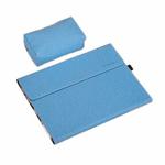 All-Inclusive Drop Case For Microsoft Surface Pro 8, Color: TPU Soft Shell Light Blue With Power Pack