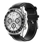 LOANIY E18 Pro Smart Bluetooth Calling Watch with NFC Function, Color: Black Leather