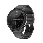 LOANIY E80 1.3 Inch Heart Rate Detection Smart Watch, Color: Black Leather
