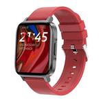 LOANIY F60 1.7 Inch Body Temperature Detection Smart Watch(Red)