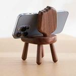 Wooden Desktop Adjustable Phone Holder(Ice Cream)