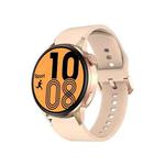 Wearkey DT4+ 1.36 Inch HD Screen Smart Call watch with NFC Function, Color: Gold Silicone