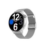 Wearkey DT4+ 1.36 Inch HD Screen Smart Call watch with NFC Function, Color: Silver Steel